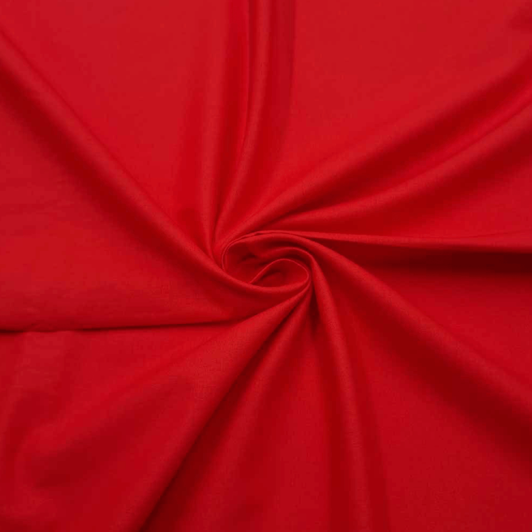 Scarlet Plain Quilting Cotton - Violet Elizabeth - Haberdashery