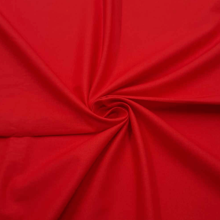Scarlet plain quilting cotton