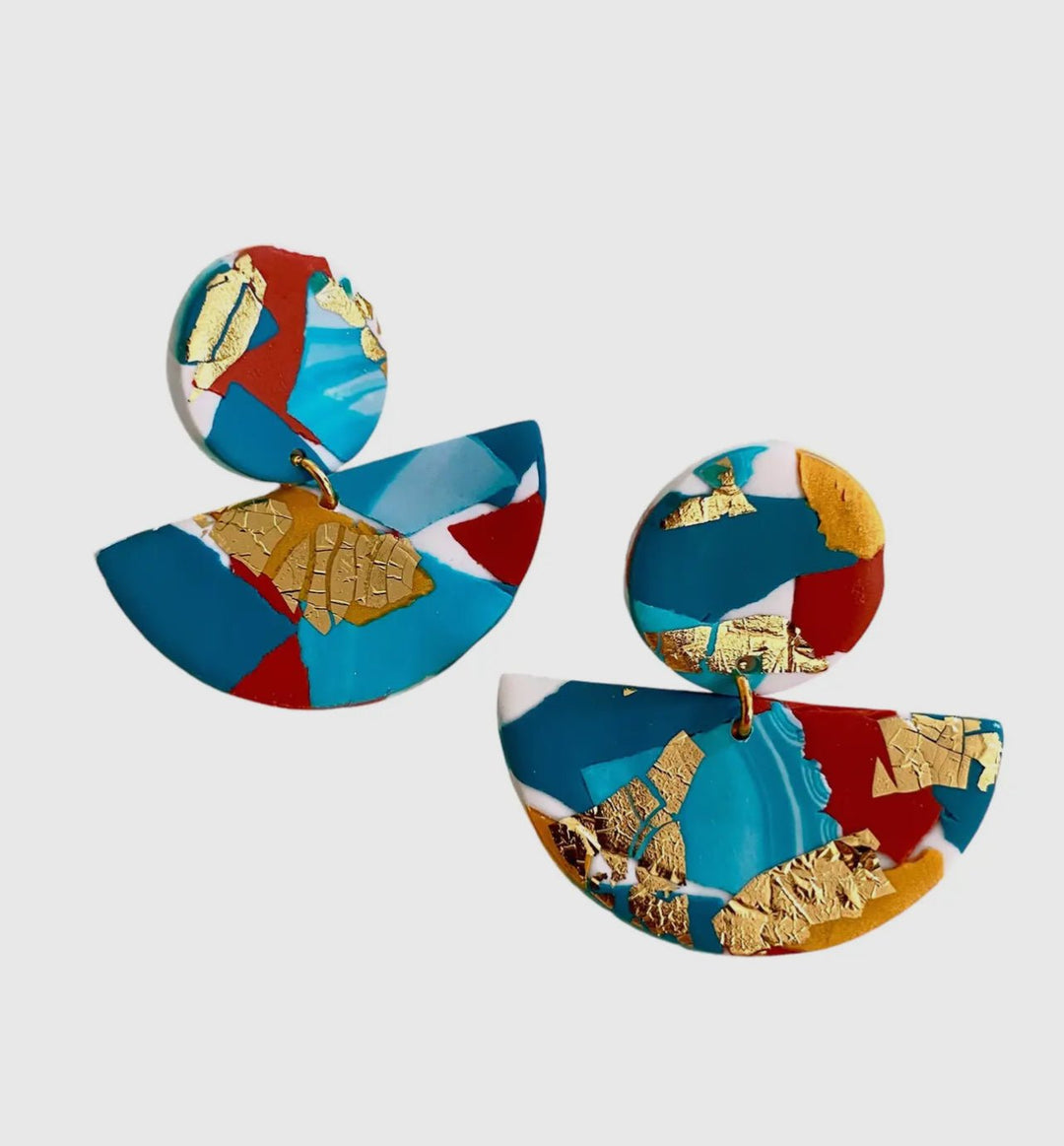 Sea Country Medium Multi Earrings - Violet Elizabeth - Jewellery