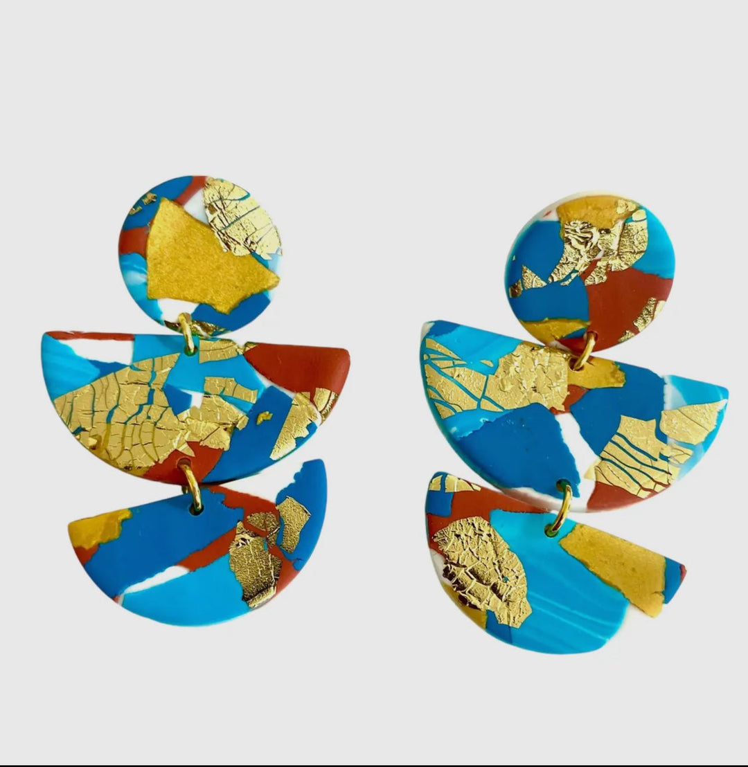 Sea Country Stack Earrings - Violet Elizabeth - Jewellery