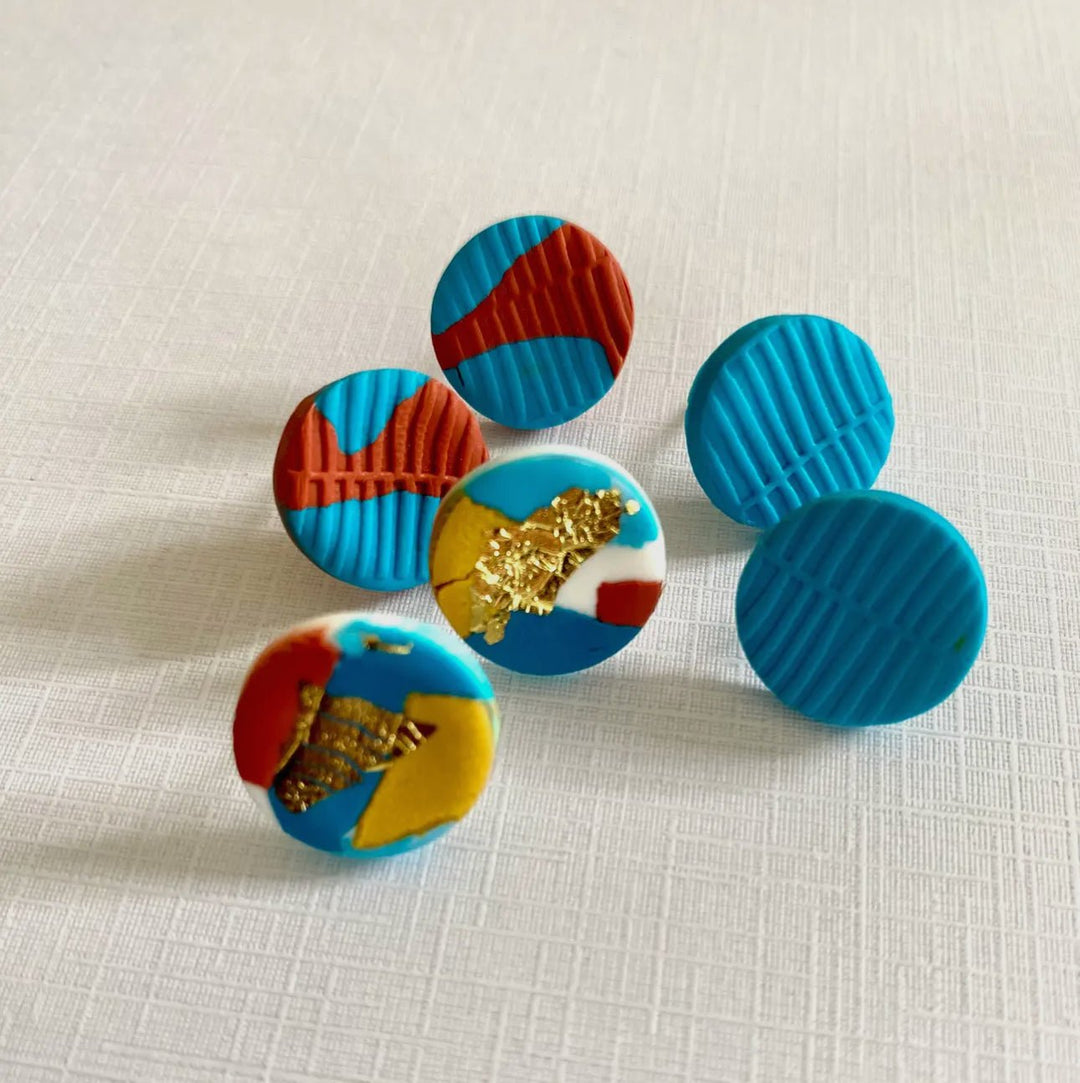 Sea Country Trio Studs - Violet Elizabeth - Jewellery