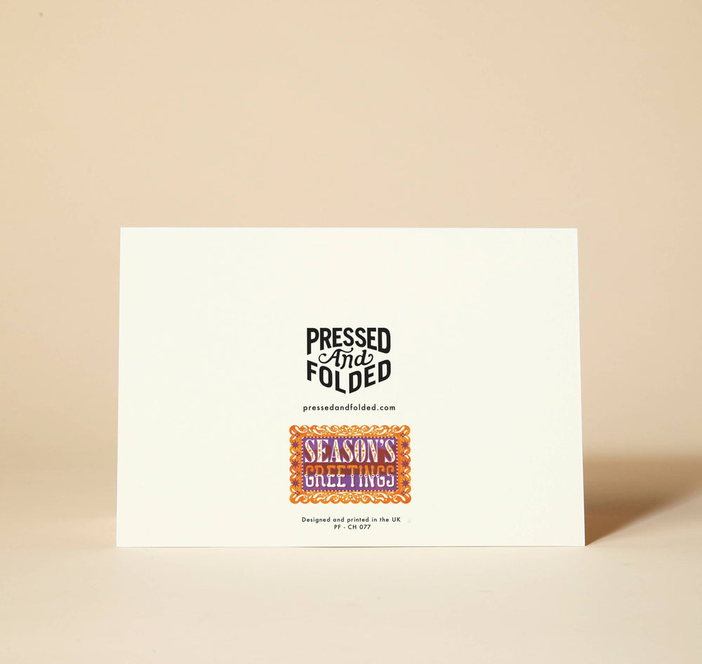 Season's Greetings Christmas Card - Violet Elizabeth - 