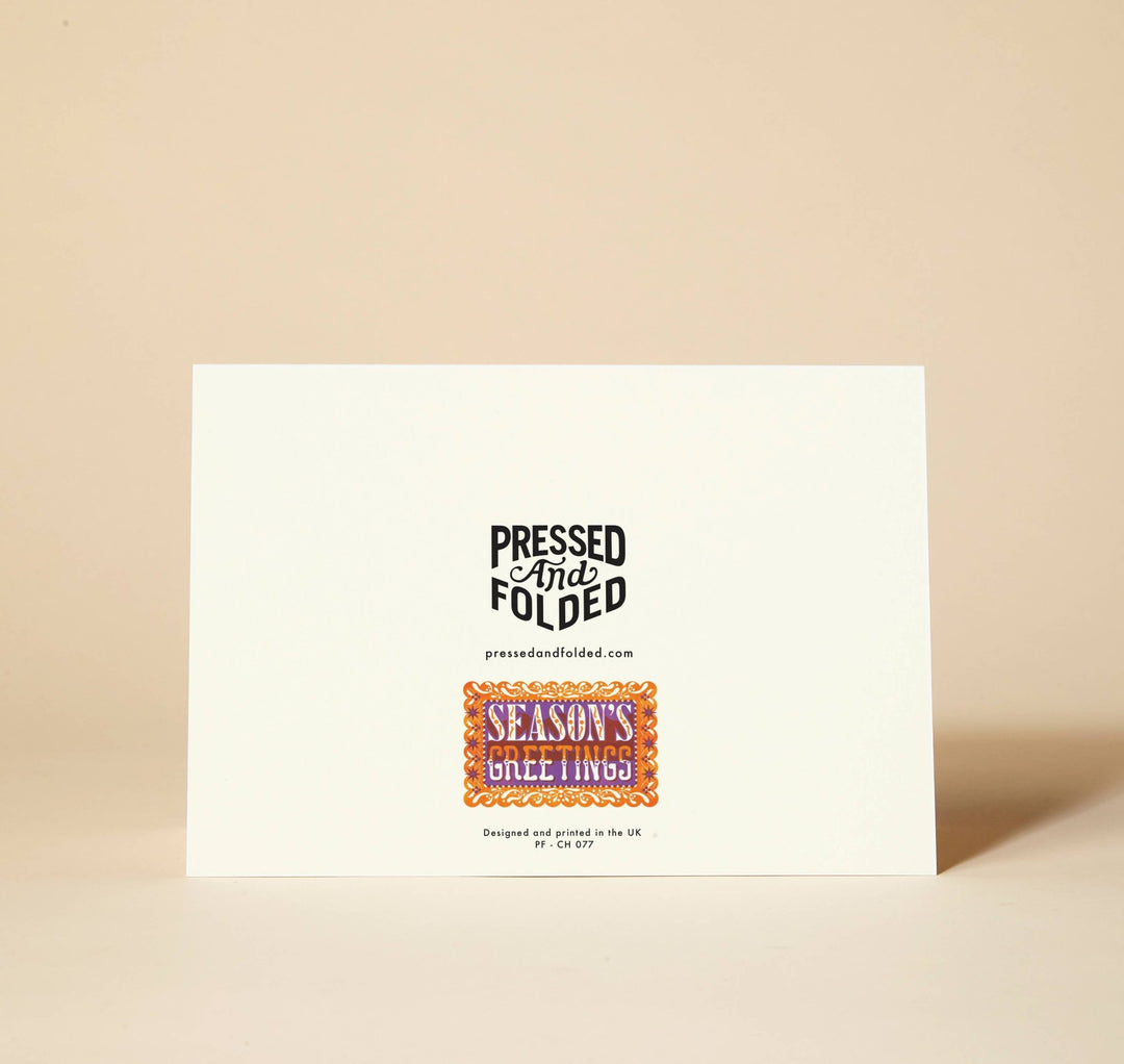 Season's Greetings Christmas Card - Violet Elizabeth - 