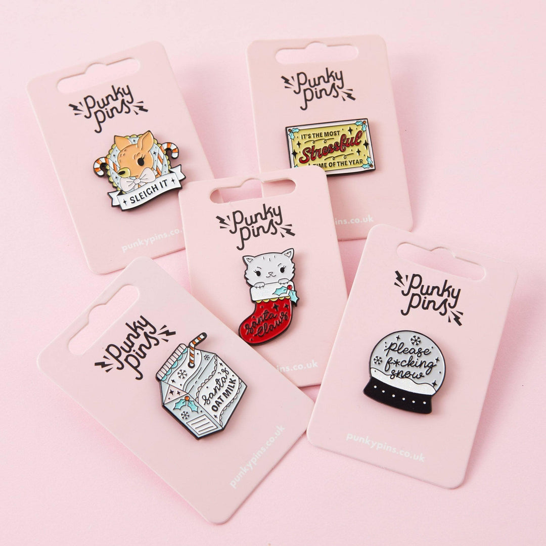 Sleigh It Enamel Pin - Violet Elizabeth - 