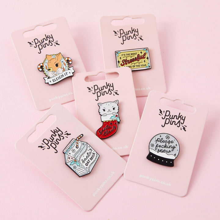 Sleigh It Enamel Pin - Violet Elizabeth - 