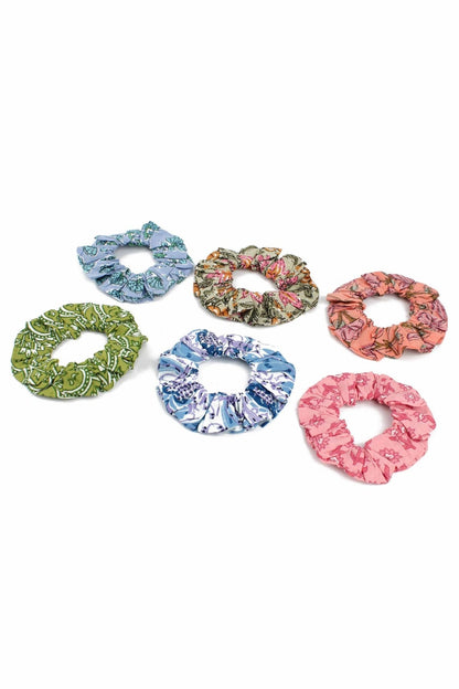 SMALL SCRUNCHIES PACK OF 6 - Violet Elizabeth - 