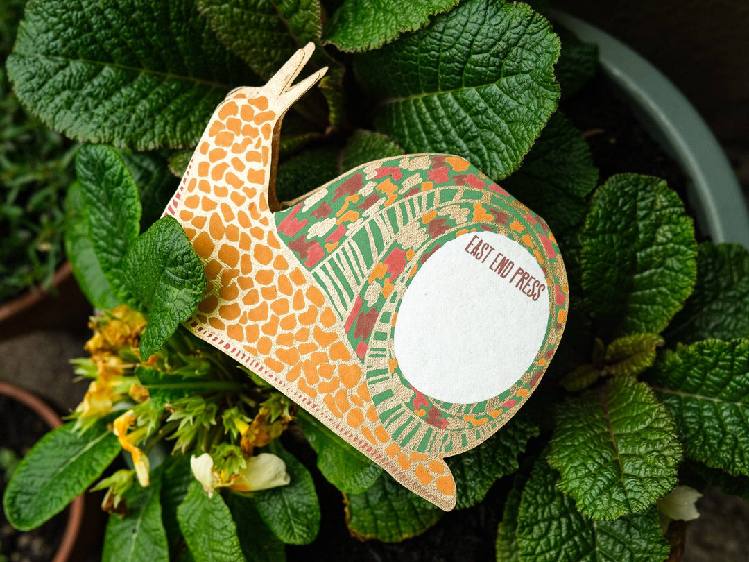 Snail Greeting Card - Violet Elizabeth - 