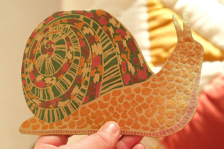 Snail Greeting Card - Violet Elizabeth - 