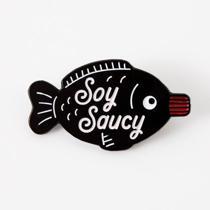 Soy Saucy Enamel Pin - Violet Elizabeth - Jewellery