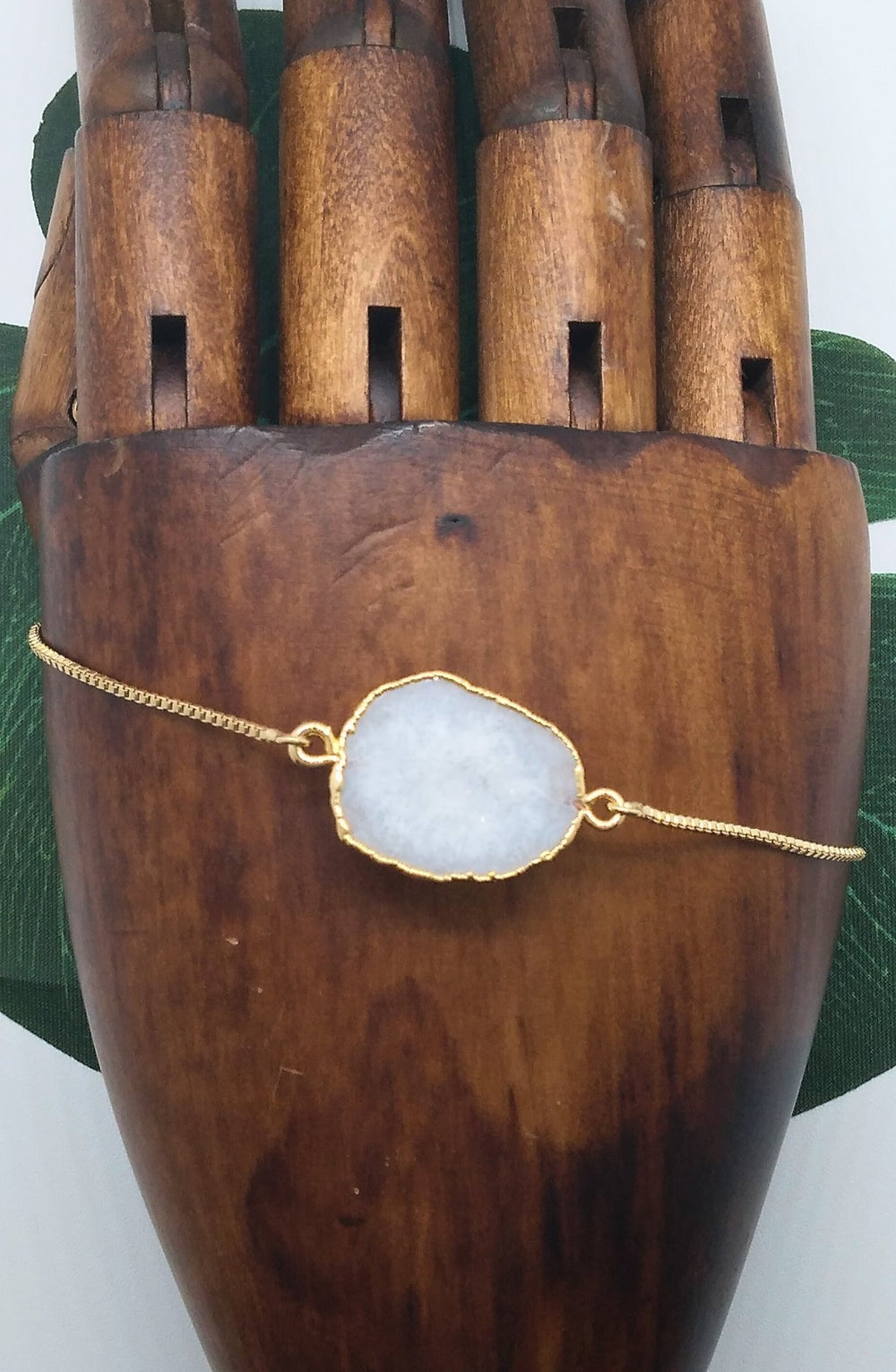 Star Shine Half Geode Druzy Bracelet - Violet Elizabeth - Jewellery