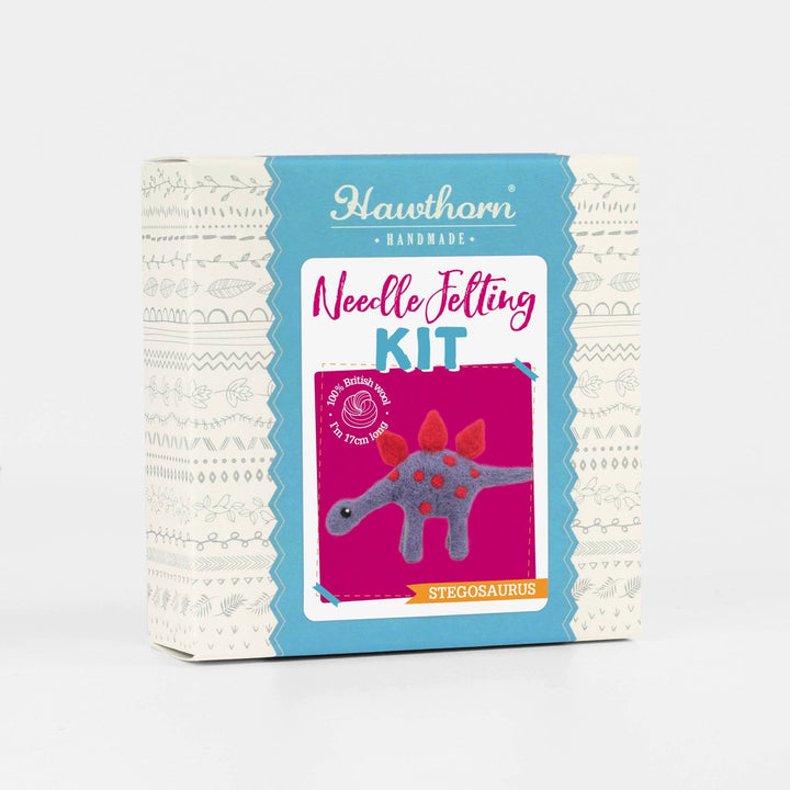 Stegosaurus Mini Needle Felting Kit | Beginner Craft Kit - Violet Elizabeth - Haberdashery