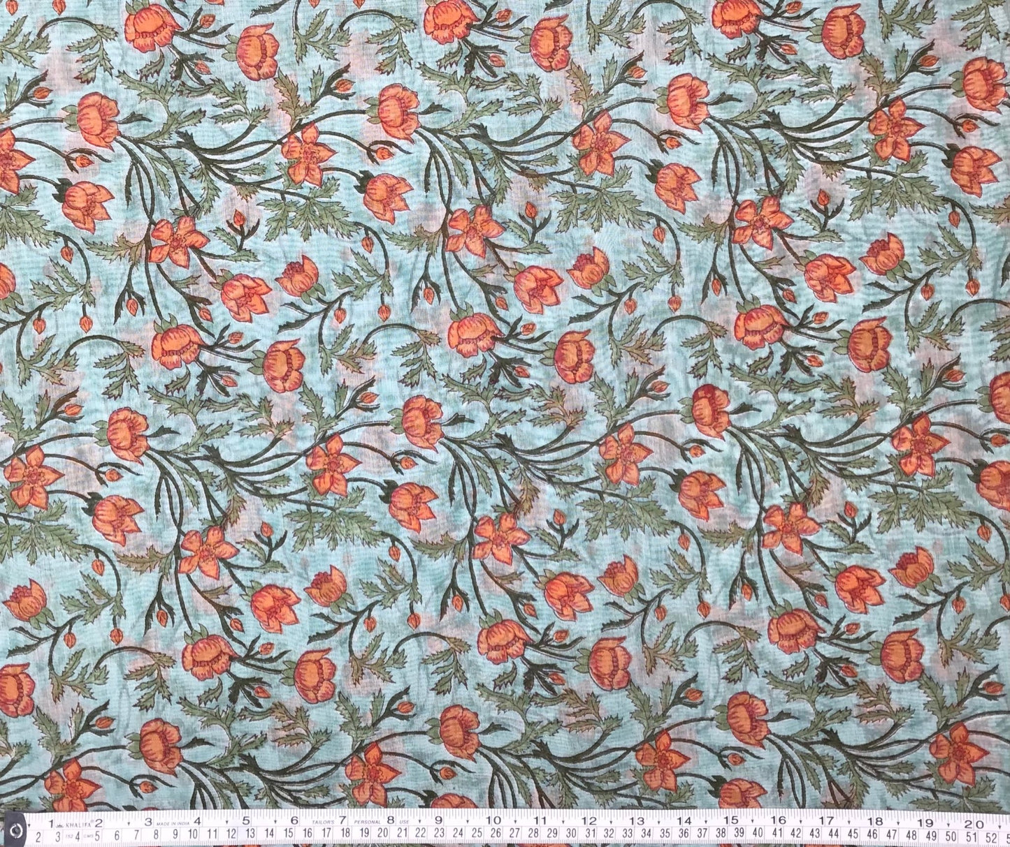 Summer full bloom cotton/silk blend - Violet Elizabeth - Haberdashery
