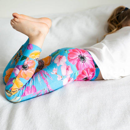 Summer Garden Leggings: 2 - 3 Y - Violet Elizabeth - 