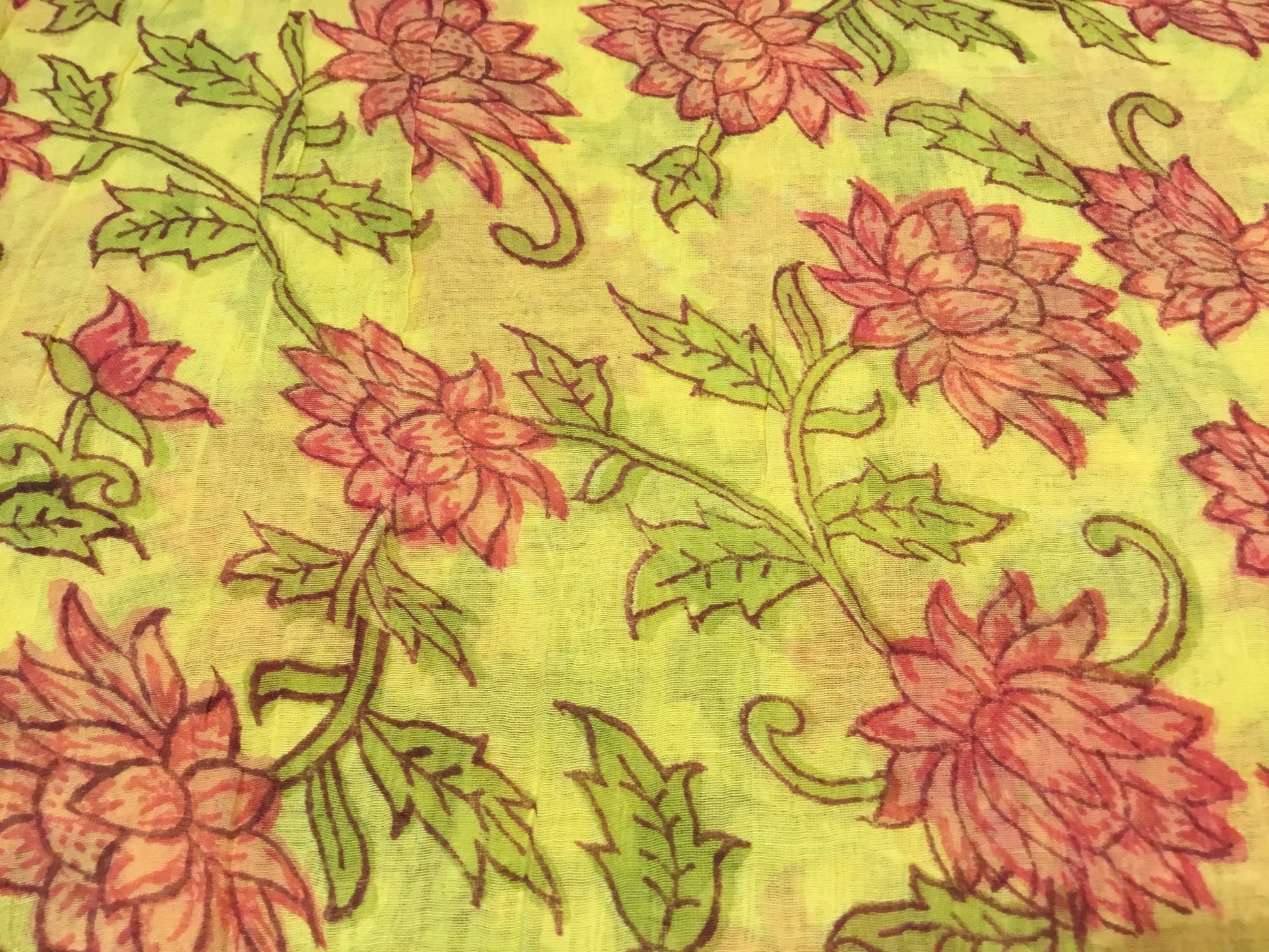 Summer sun cotton/silk blend - Violet Elizabeth - Haberdashery