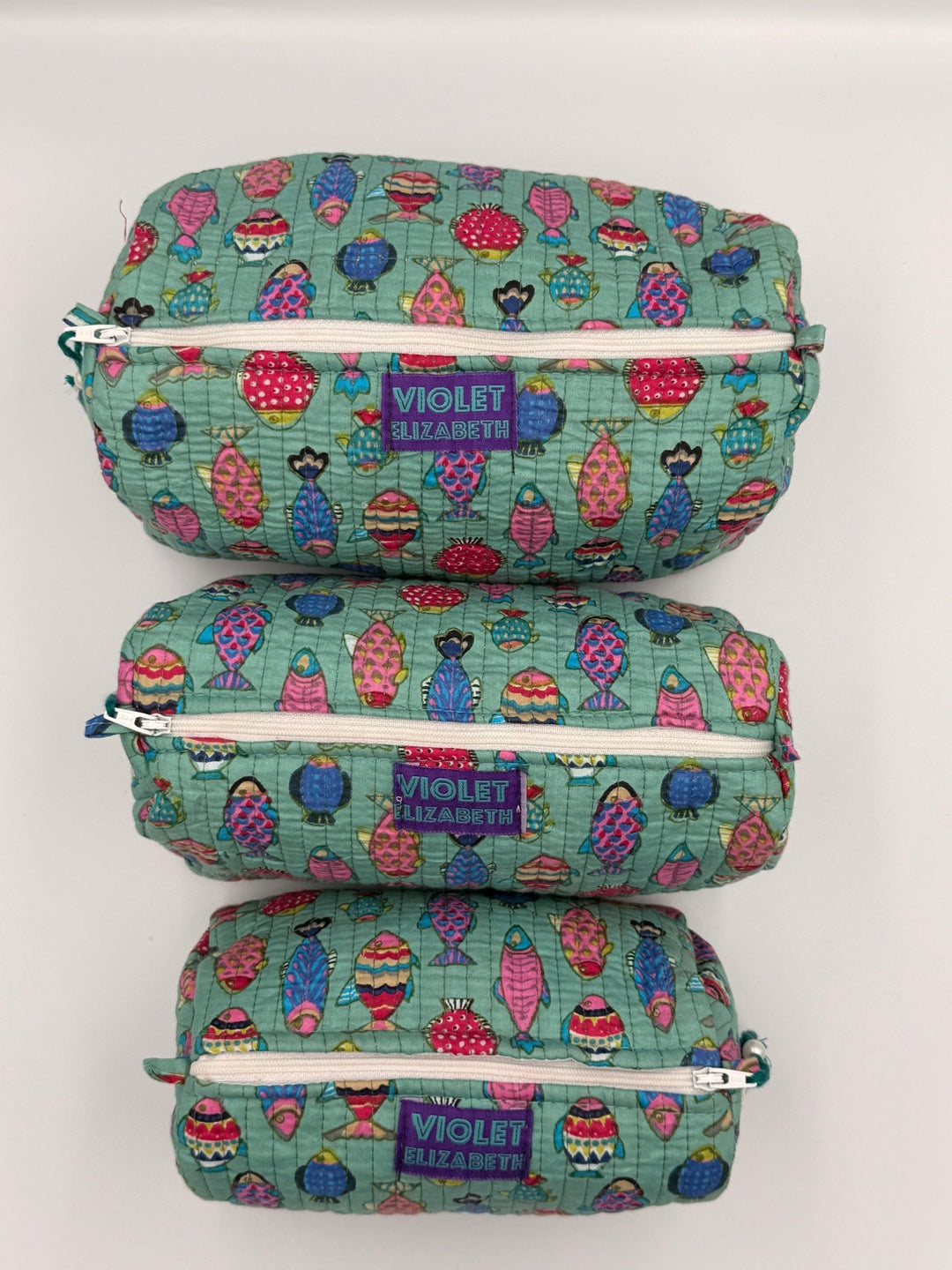 Sushi Bar Printed Cotton Washbag