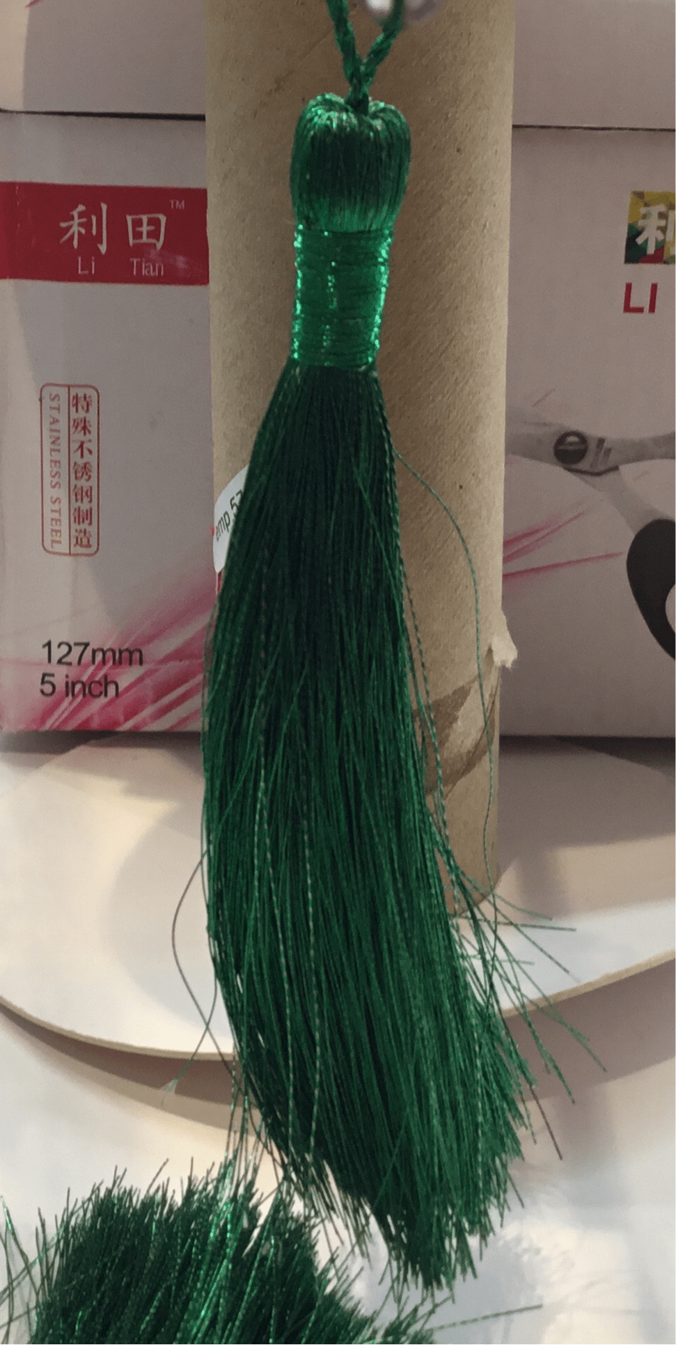 Tassels 110 mm bright & cheerful - Violet Elizabeth - Haberdashery