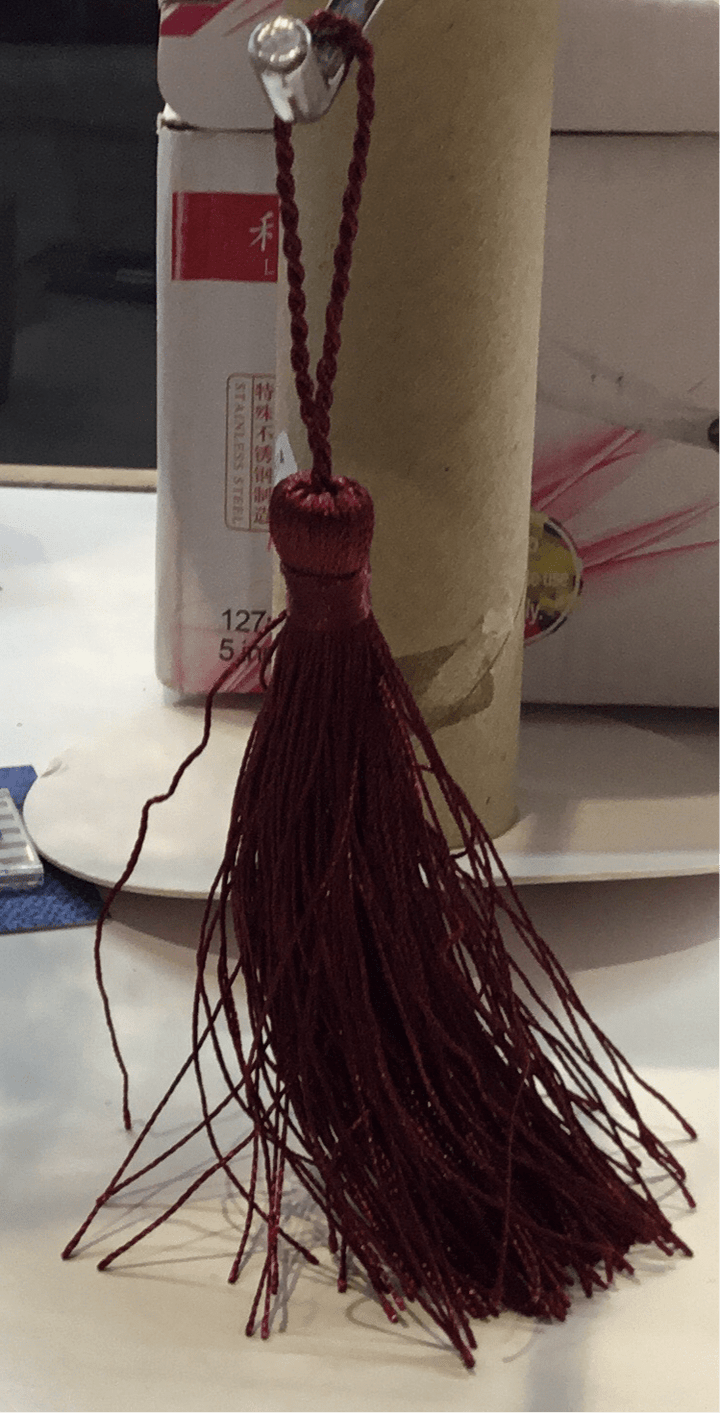 Tassels with shimmer - Violet Elizabeth - Haberdashery
