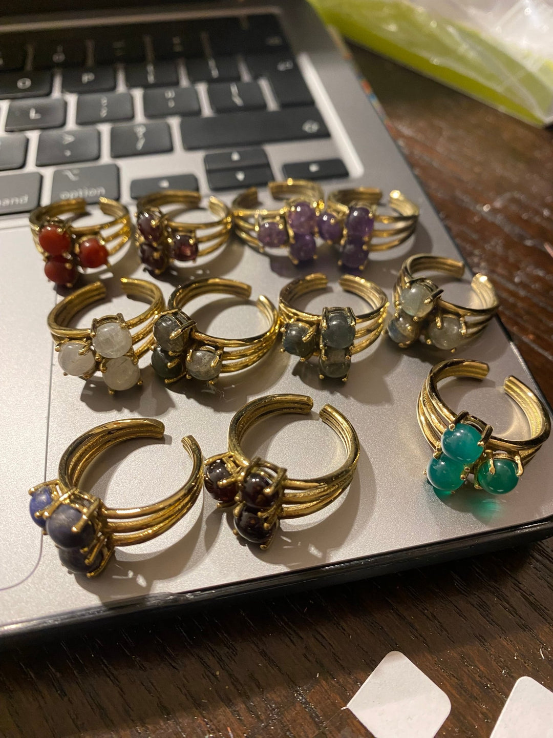 Throuple Ring Stones - Violet Elizabeth - Jewellery