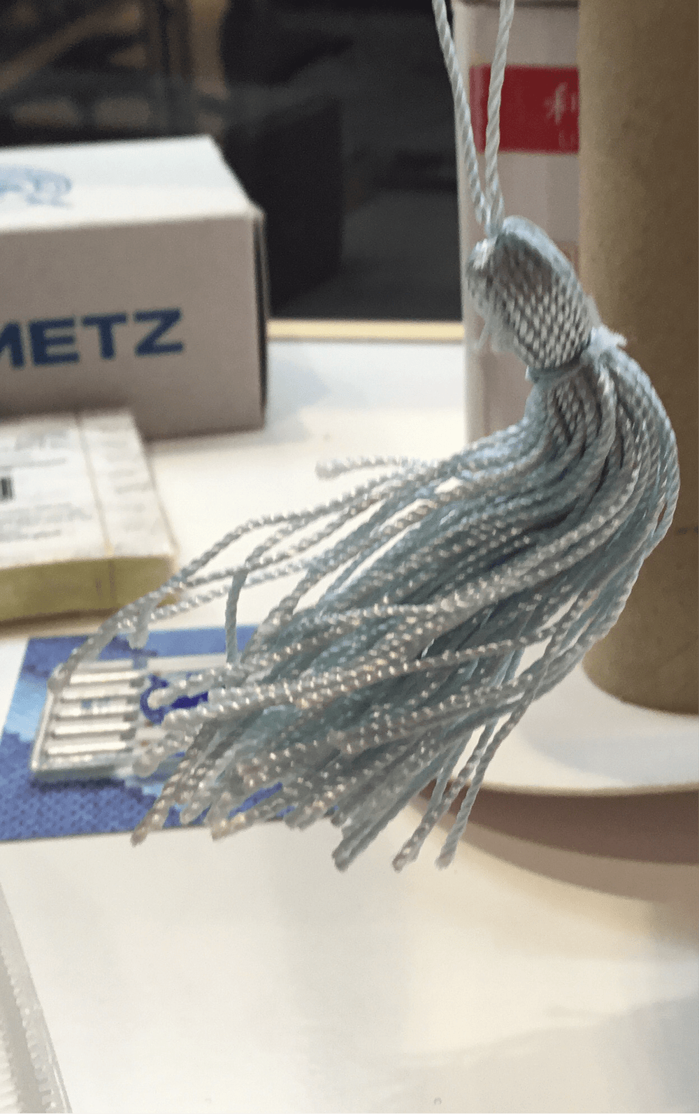 Tiny Tassels 60mm in three colors - Violet Elizabeth - Haberdashery