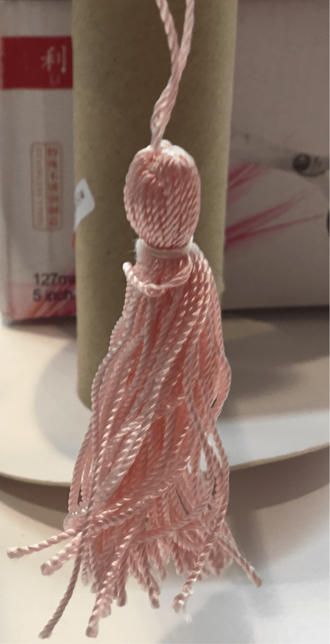 Tiny Tassels 60mm in three colors - Violet Elizabeth - Haberdashery