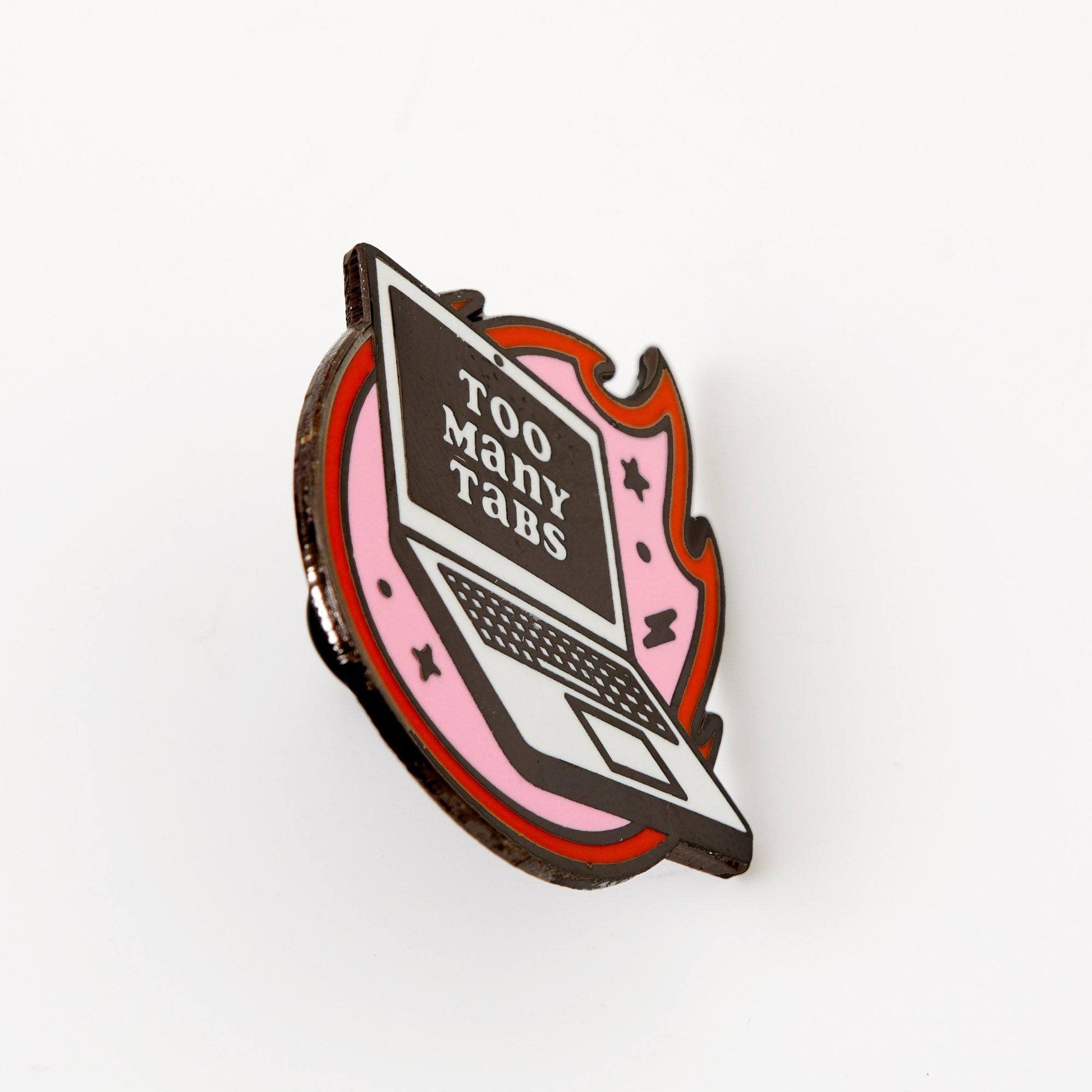 Too many Tabs Enamel Pin - Violet Elizabeth - Jewellery