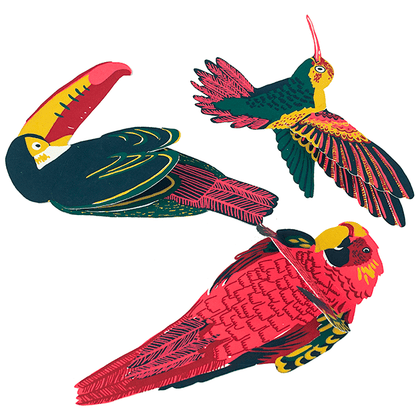 Toucan Greeting Card: C5 - Violet Elizabeth - Gift Cards