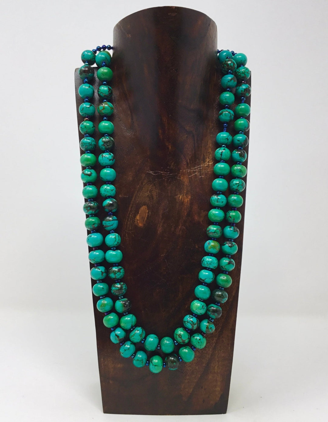 Turquoise Pearls Natural stone Necklace - Violet Elizabeth - Jewellery