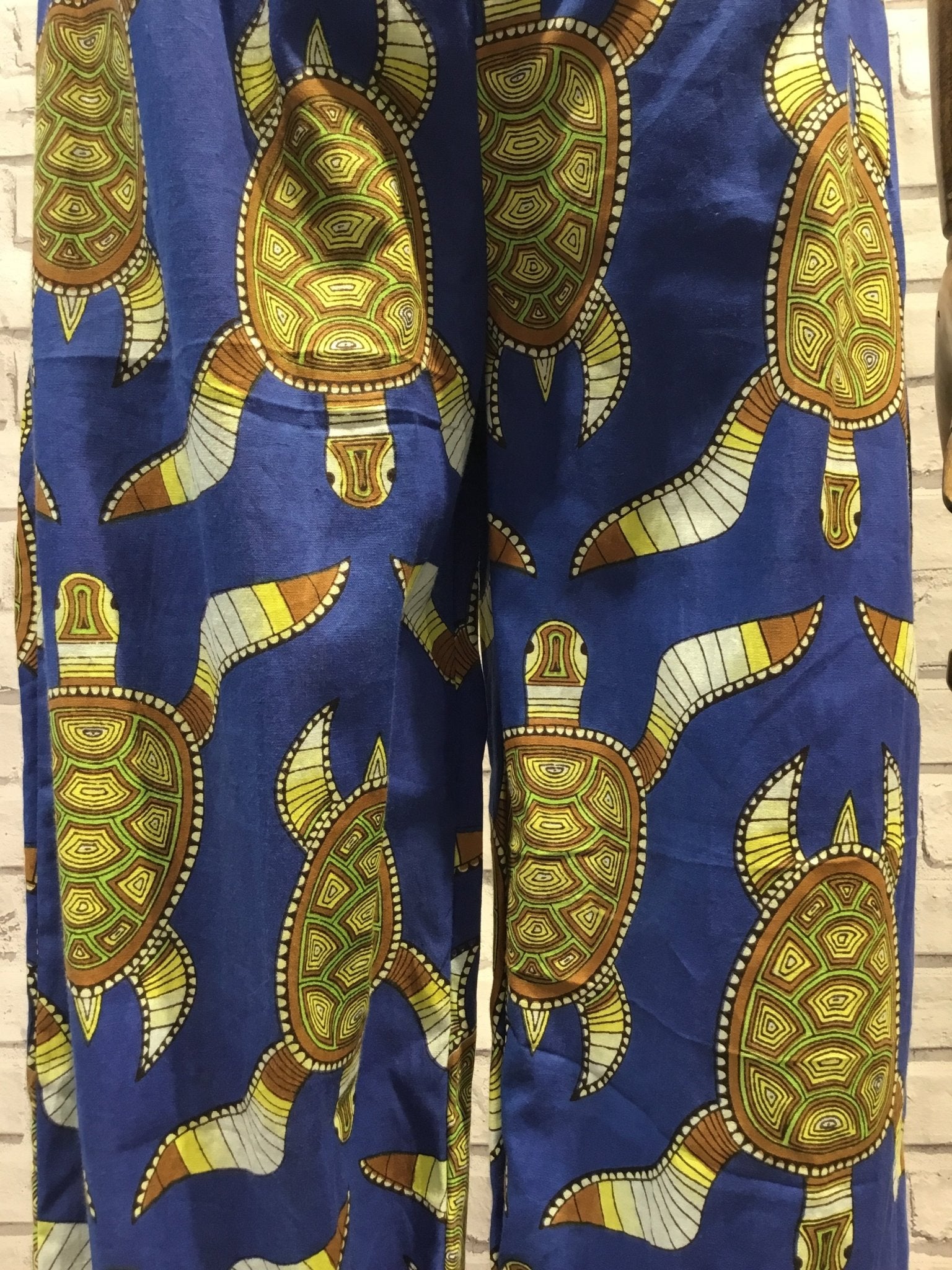 Turtle Print Trousers - Violet Elizabeth - Clothing