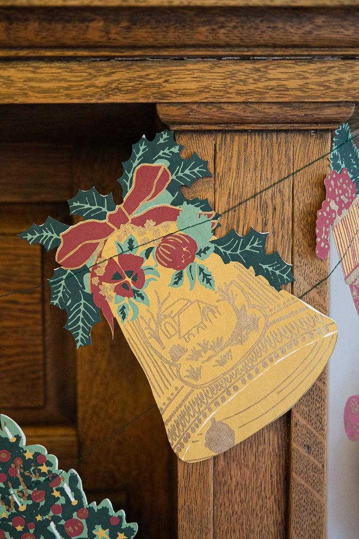 UK/EU: Christmas Sewn Garland - Violet Elizabeth - Christmas Decorations