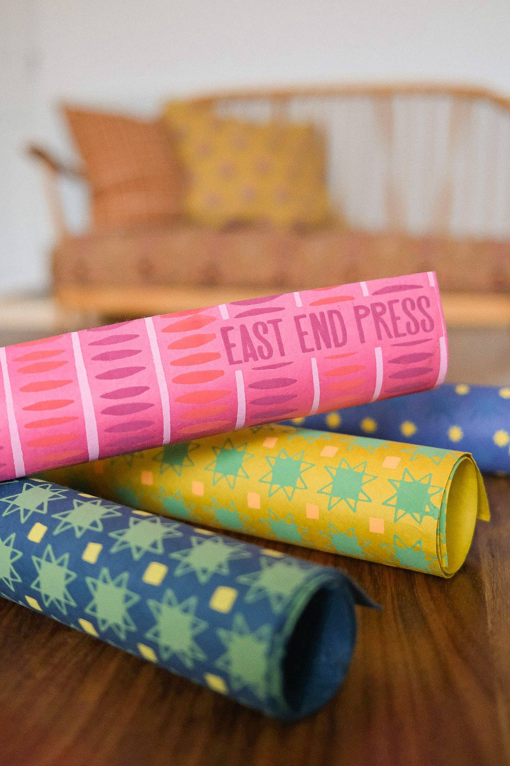 UK/EU: Pink Stripes Wrapping Paper - Violet Elizabeth -