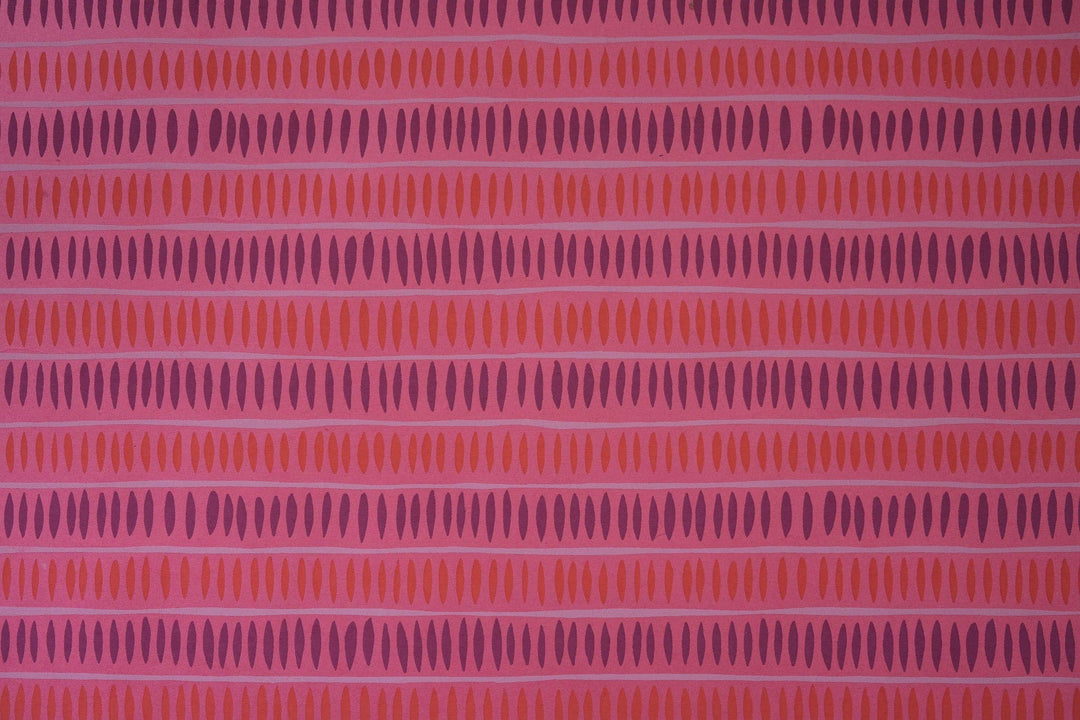 UK/EU: Pink Stripes Wrapping Paper - Violet Elizabeth -