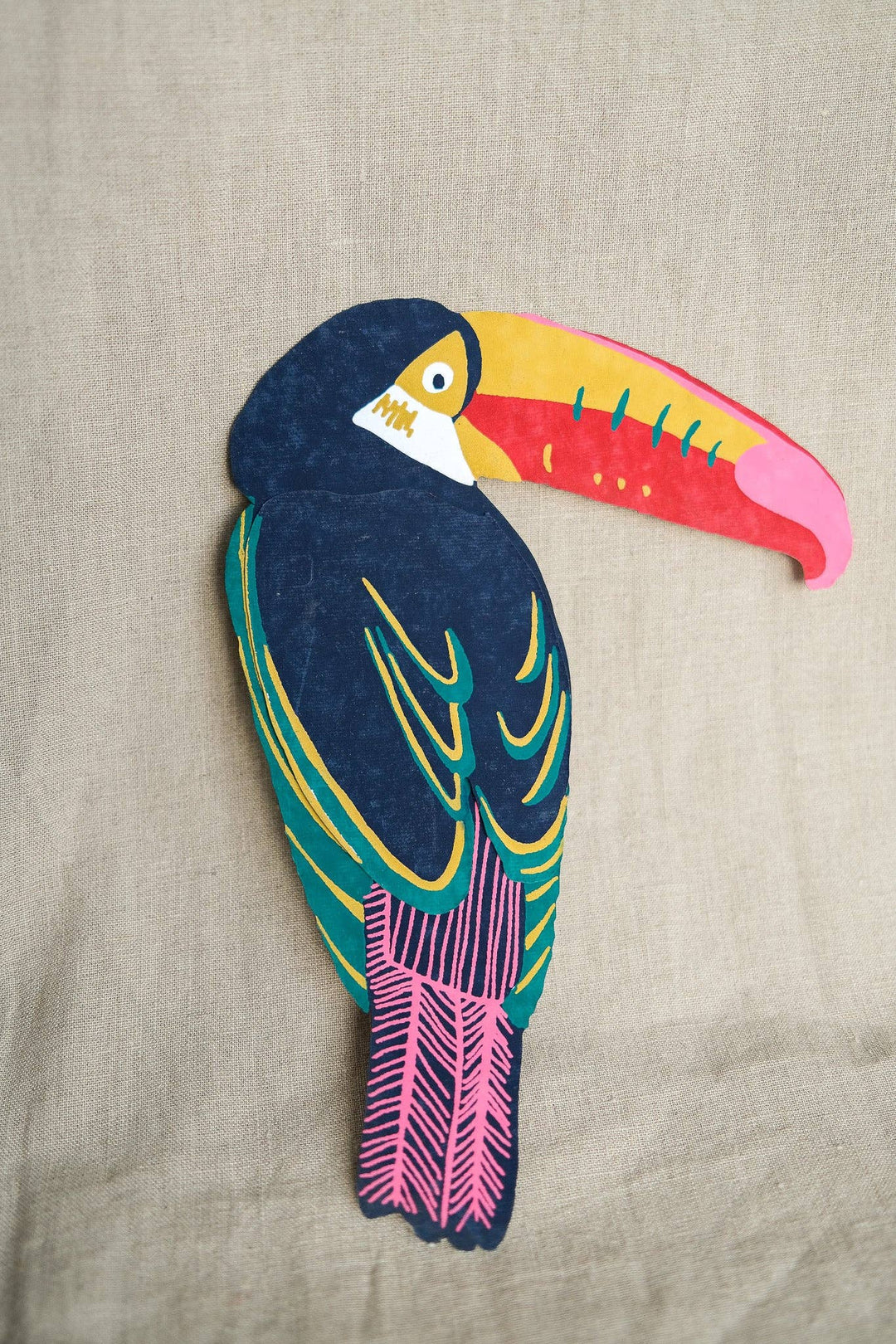 UK/EU: Toucan Greeting Card - Violet Elizabeth -