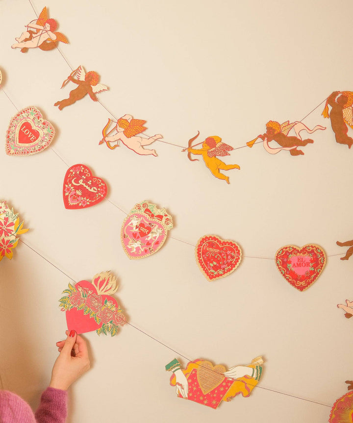 Valentine's Sewn Garland - Violet Elizabeth - 