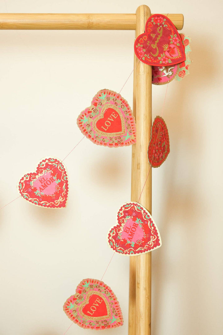 Valentine's Sewn Garland - Violet Elizabeth - 