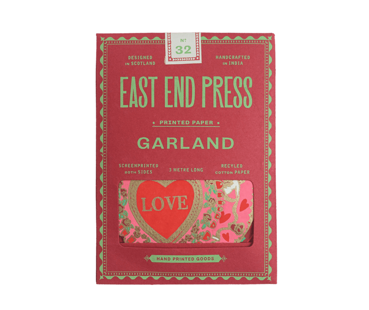 Valentine's Sewn Garland - Violet Elizabeth - 