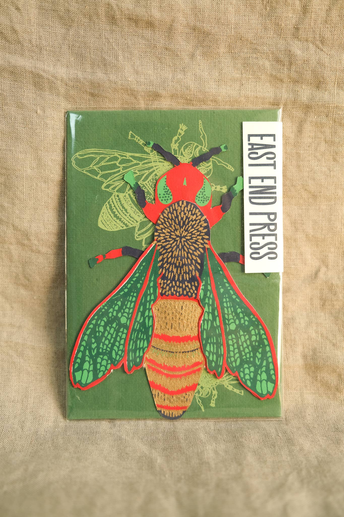 Wasp Greeting Card - Violet Elizabeth - Gift Cards