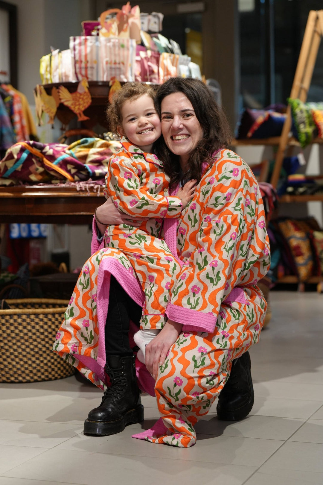 Whoops - a - daisy Waffle Robe - Violet Elizabeth - Clothing