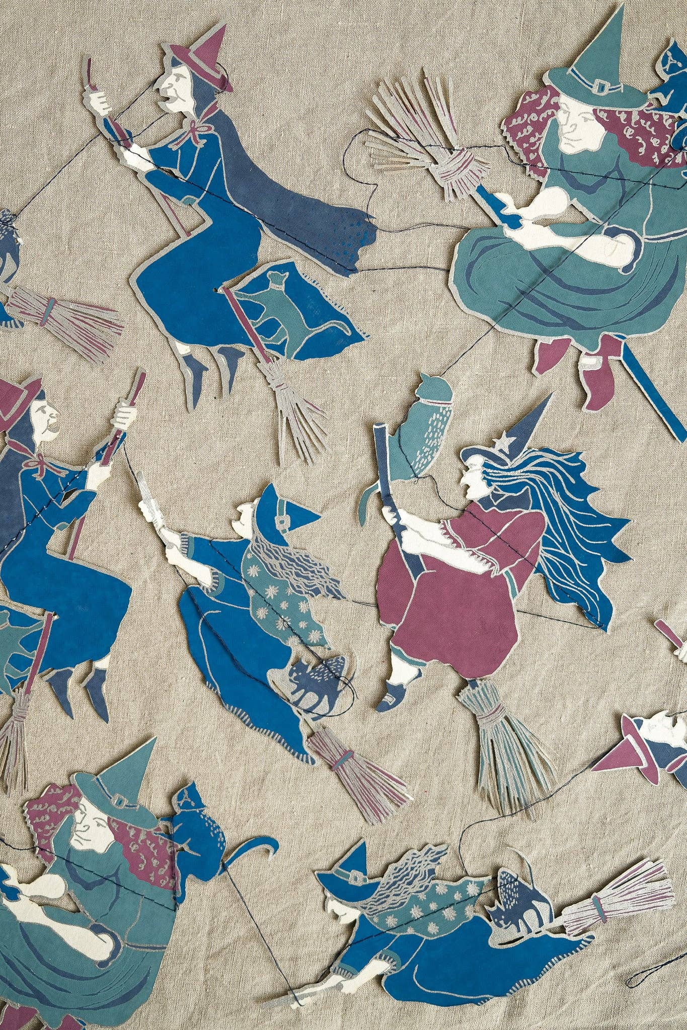Wicked Witches Sewn Garland - Violet Elizabeth - 