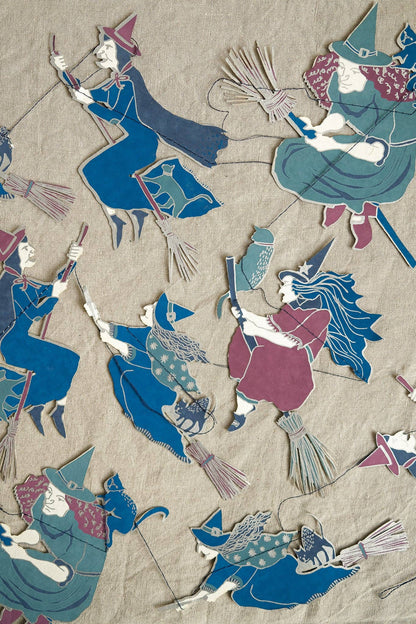 Wicked Witches Sewn Garland - Violet Elizabeth - 
