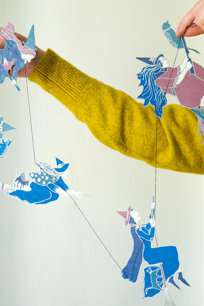 Wicked Witches Sewn Garland - Violet Elizabeth - 