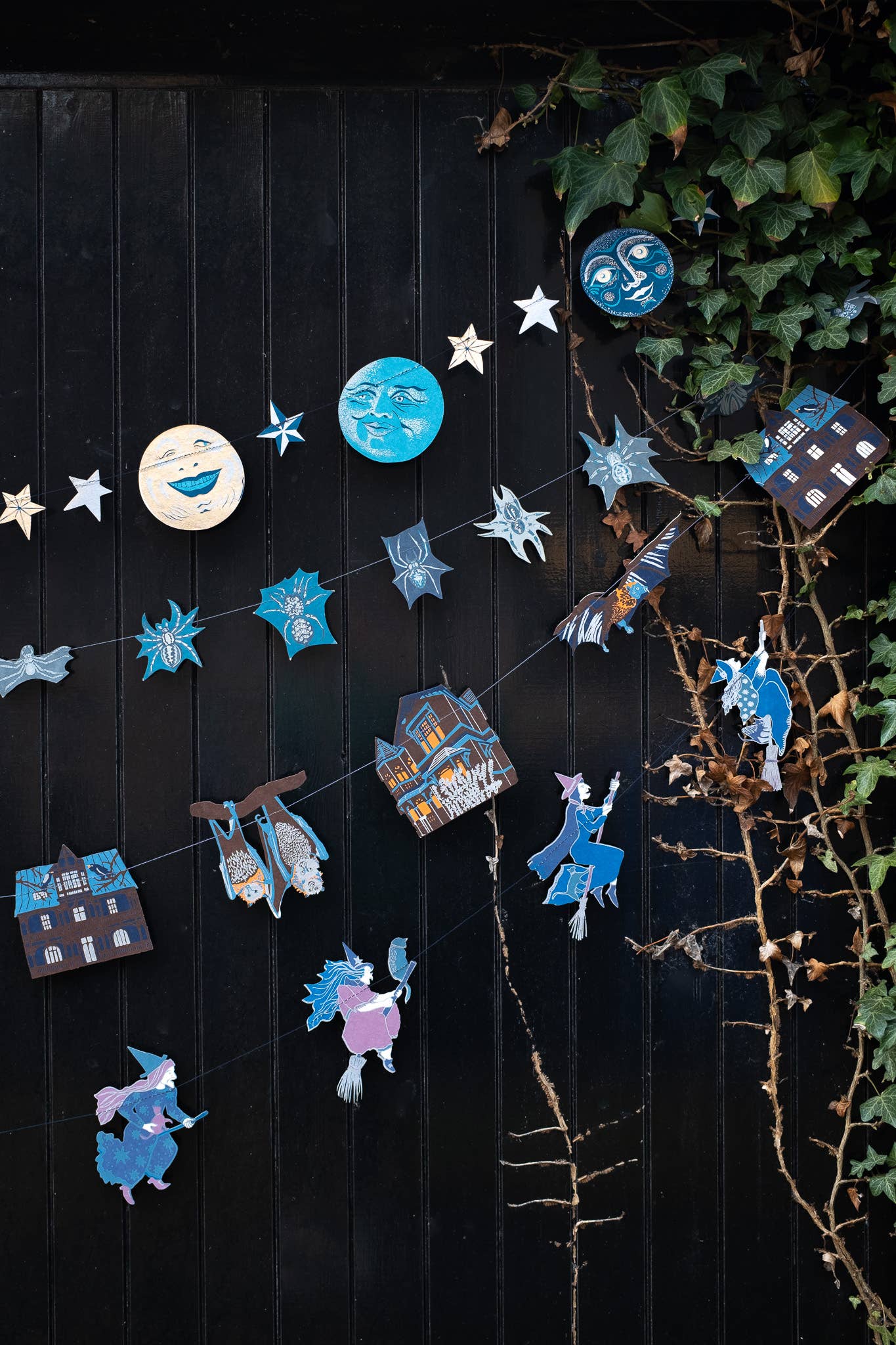 Wicked Witches Sewn Garland - Violet Elizabeth - 