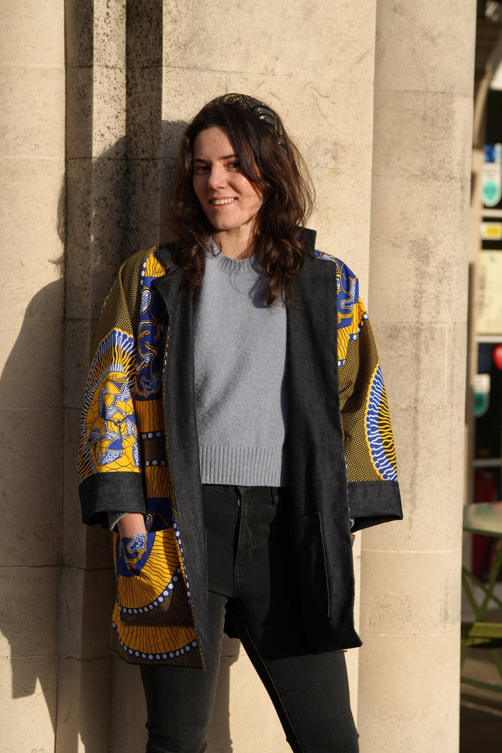 Wild, Wild Horses Denim Jacket: Mid Length - Violet Elizabeth - 