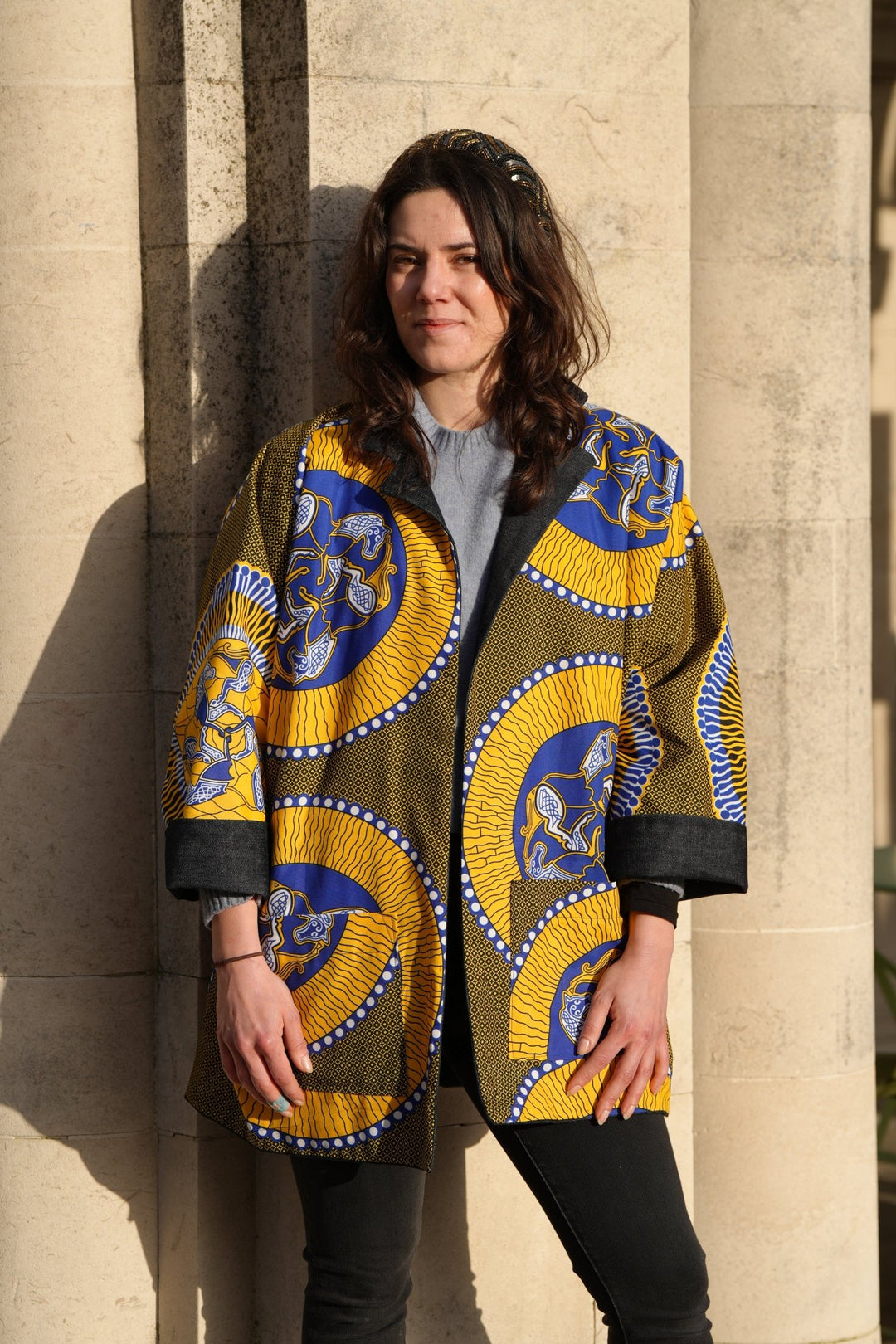 Wild, Wild Horses Denim Jacket: Mid Length - Violet Elizabeth - 