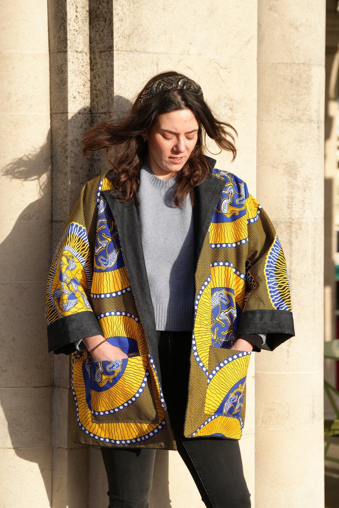 Wild, Wild Horses Denim Jacket: Mid Length - Violet Elizabeth - 