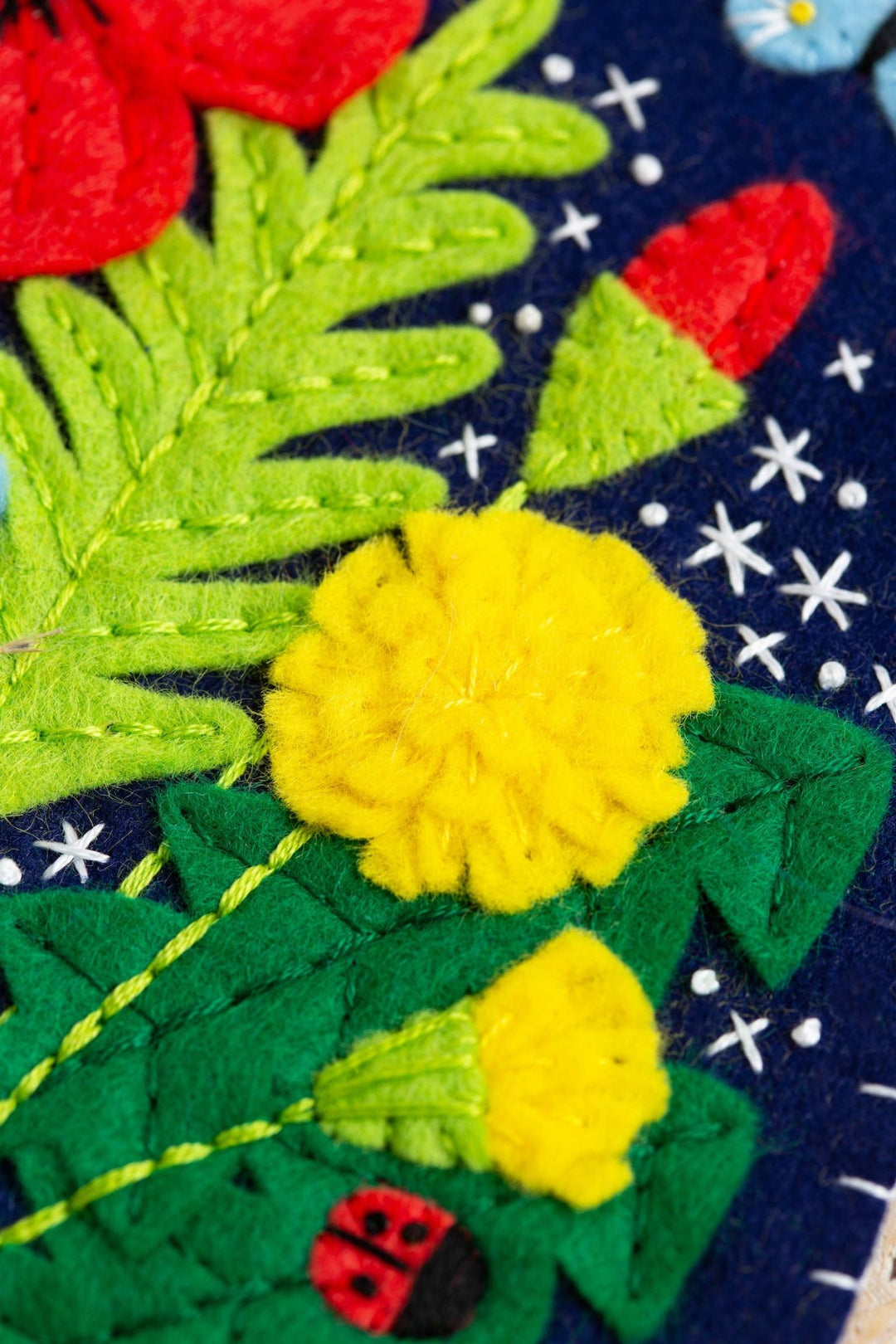 Wildflower Pennant Felt Craft Kit | Complete Craft Kit - Violet Elizabeth - Haberdashery