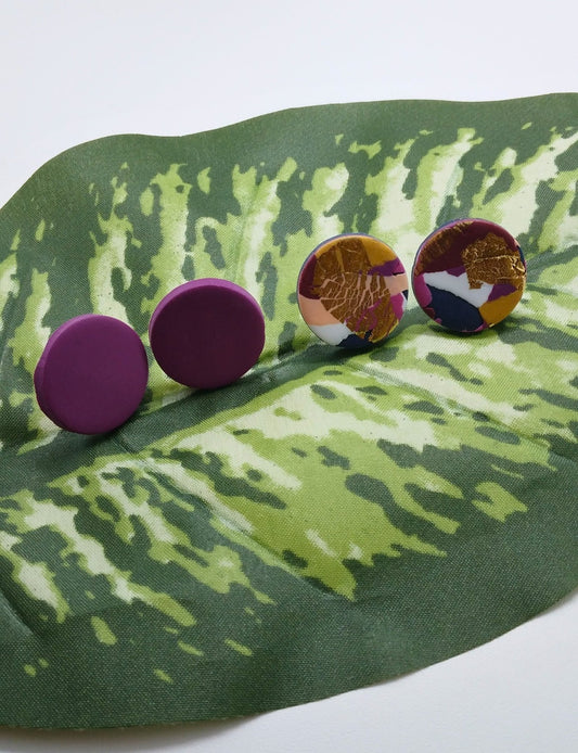 Winter Sunset Stud - Violet Elizabeth - Jewellery