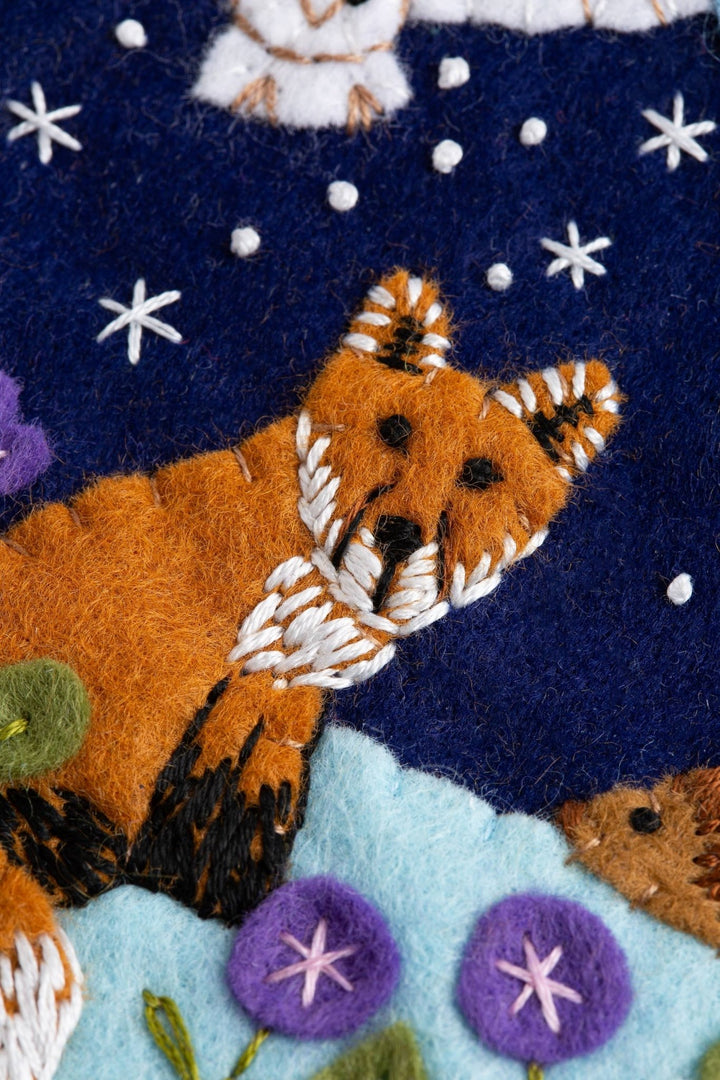 Woodland Pennant Felt Craft Kit | Complete Craft Kit - Violet Elizabeth - Haberdashery