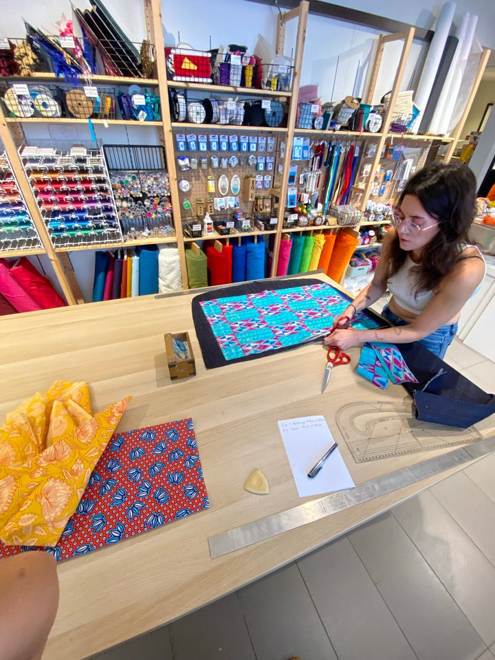 Workshop: Sewing Machine Intro & Lined Tote Bag – Wed 30 September - Violet Elizabeth - Workshop