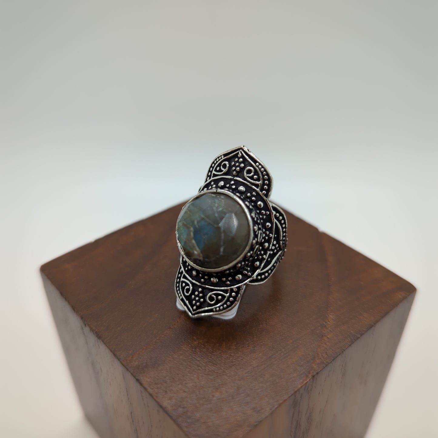 Magic Genies Gems Brass & silver Ring: Various Stones - Violet Elizabeth