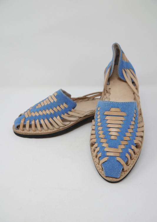 Huarache Pale Blue Shoes - Violet Elizabeth